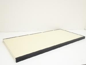 堀内宗完(兼中斎)筆 「曳舟」腰白張風炉先屏風（共箱）：リサイクル